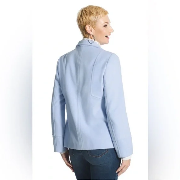 Chico’s Everyday Plush jacket sz 3 New - Picture 2 of 4